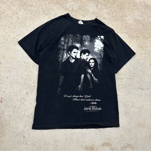 VTG 2009 Anvil The Twilight Saga New Noon Bella Movie Promo Tshirts Women’s S